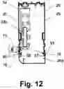 Fig. 17 - Fume cupboard provided with improved accessibility to the sash transmission system