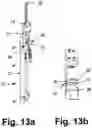 Fig. 18 - Fume cupboard provided with improved accessibility to the sash transmission system