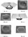 Fig. 14 - Article with curved patterns formed of aligned pigment flakes