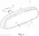 Fig. 02 - Interior rearview mirror assembly with full screen video display