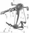 Fig. 16 - Automatic bicycle shifter and electrical derailleur