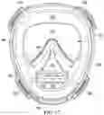 Fig. 19 - Snorkel and diving mask system