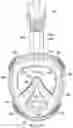 Fig. 28 - Snorkel and diving mask system