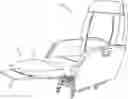 Fig. 01 - Upholstery-guided footrest