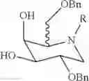Fig. 14 - Synthesis of an azasugar and intermediates thereof