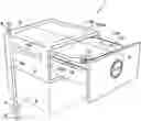 Fig. 01 - Washing machine with a flexible washing compartment having one progressive intensity washing zone