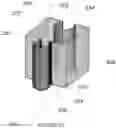 Fig. 22 - Building block system of prefabricated non-masonry mortarless interlocking building blocks with cap attachments