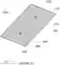 Fig. 24 - Building block system of prefabricated non-masonry mortarless interlocking building blocks with cap attachments