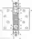 Fig. 01 - Combined door hinge with variable hydraulic damping and stopper device performance