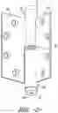 Fig. 03 - Combined door hinge with variable hydraulic damping and stopper device performance