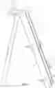 Fig. 04 - Step ladder device allowing the user to stand and work safely and comfortably on the upper steps of a step ladder
