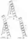 Fig. 05 - Step ladder device allowing the user to stand and work safely and comfortably on the upper steps of a step ladder