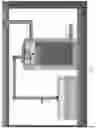 Fig. 02 - Pumping water at a flow rate equal to a flow rate of a compressed air flowing into a reservoir having a stopper