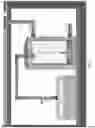 Fig. 03 - Pumping water at a flow rate equal to a flow rate of a compressed air flowing into a reservoir having a stopper