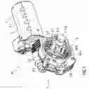 Fig. 02 - Gearing assembly for an adjusting unit