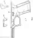 Fig. 07 - Unfinished firearm frame and jig