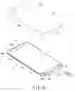 Fig. 15 - Display device comprising an adhesive having an inner opening surrounding lateral sides of a liquid crystal display panel located in the inner opening