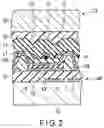 Fig. 03 - OLED with a flattening layer between two barrier layers