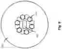 Fig. 07 - Waveguides interconnected by flanges having glide symmetrically positioned holes disposed therein