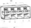 Fig. 02 - Cage, electrical equipment and partition assembly