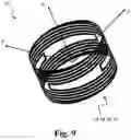 Fig. 10 - Multiple arm dipole antenna for hearing instrument