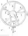 Fig. 10 - Ducted fan assembly with curved stators
