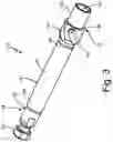 Fig. 06 - Piston rod sleeve mounting for fluid sprayer pump