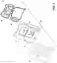 Fig. 03 - Vehicle seating cushion with snap-fit fasteners to interconnect with snap-fit receivers on a structural support