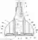 Fig. 01 - LED lamp having aperture located in the light emitting surface