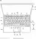 Fig. 01 - Electronic apparatus having a point stick in a keyboard