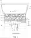 Fig. 02 - Electronic apparatus having a point stick in a keyboard