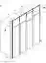 Fig. 01 - Header panel assembly for preventing air circulation above electronic equipment enclosure