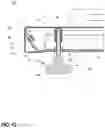 Fig. 11 - Header panel assembly for preventing air circulation above electronic equipment enclosure
