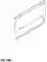 Fig. 14 - Header panel assembly for preventing air circulation above electronic equipment enclosure