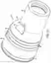 Fig. 19 - Medical device package with flip cap having a snap fit