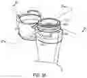 Fig. 33 - Medical device package with flip cap having a snap fit