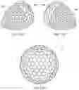 Fig. 14 - Dimple patterns for golf balls