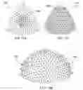 Fig. 15 - Dimple patterns for golf balls