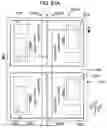Fig. 38 - Hinged laminated body, layout sheet for hinged laminated body, and manufacturing method for hinged laminated body