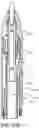 Fig. 15 - Retractable nosecone writing instrument