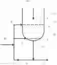 Fig. 02 - Vessel comprising a bottom of decreasing cross section and variable angle of inclination, with lateral injections of liquid to limit fouling