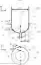 Fig. 03 - Vessel comprising a bottom of decreasing cross section and variable angle of inclination, with lateral injections of liquid to limit fouling