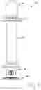 Fig. 06 - Bird feeder with adjustable shroud