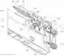 Fig. 01 - Securing device for detachably securing a front panel on a drawer