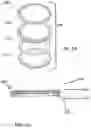 Fig. 11 - System for holding tableware on a table