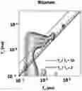 Fig. 01 - Methods for determining fluid volumes from NMR T1-T2 log data