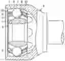 Fig. 01 - Constant velocity universal joint and cage thereof