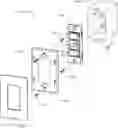 Fig. 01 - Two-part load control system mountable to a single electrical wallbox