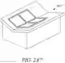 Fig. 04 - Brackets for minimal penetration modular roof-top mounting racks and solar photovoltaic systems and method for using the brackets