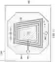 Fig. 14 - Piezoelectric resonator with patterned resonant confiners